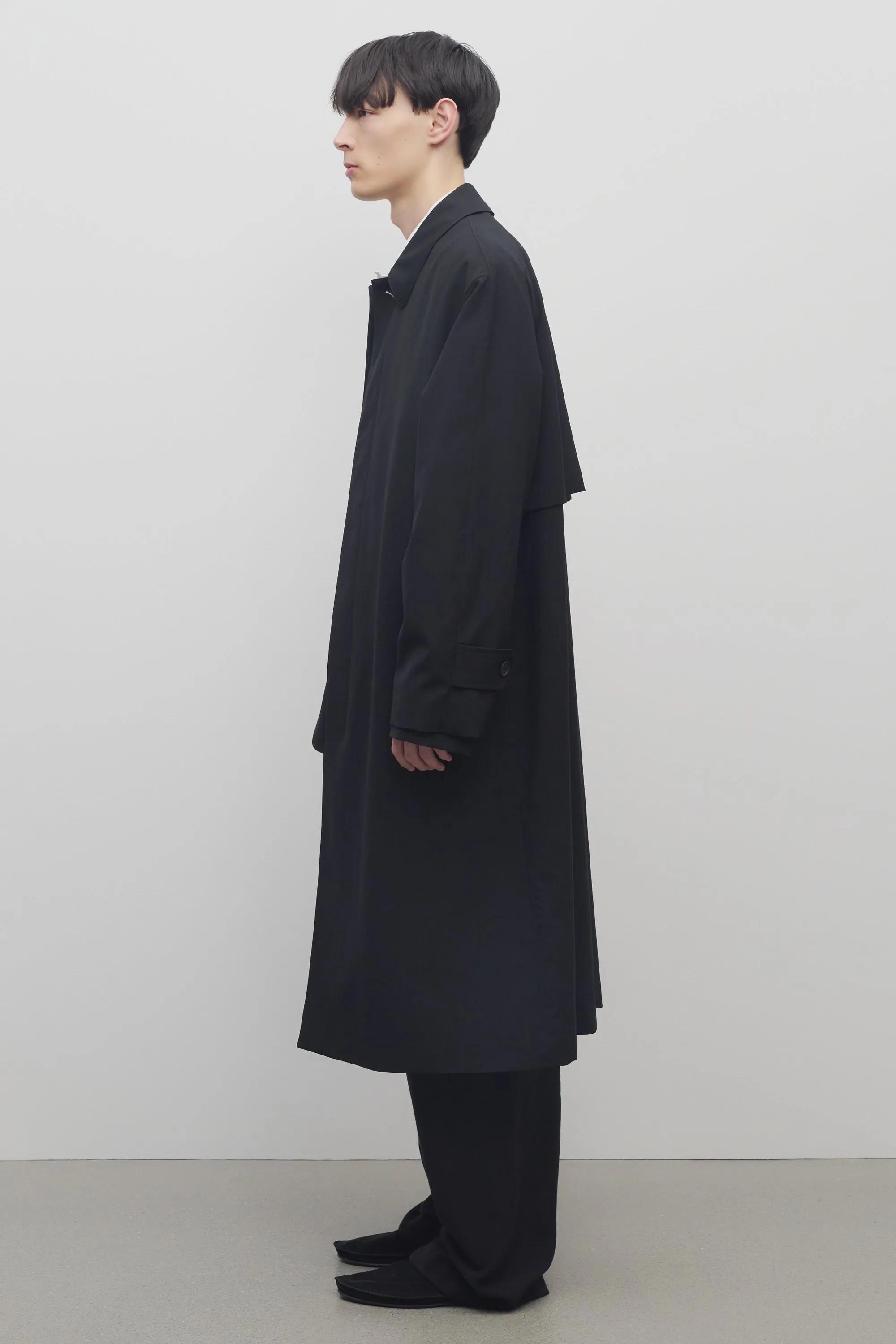 Riku Coat in Wool sold by The Row product image thumbnail 4