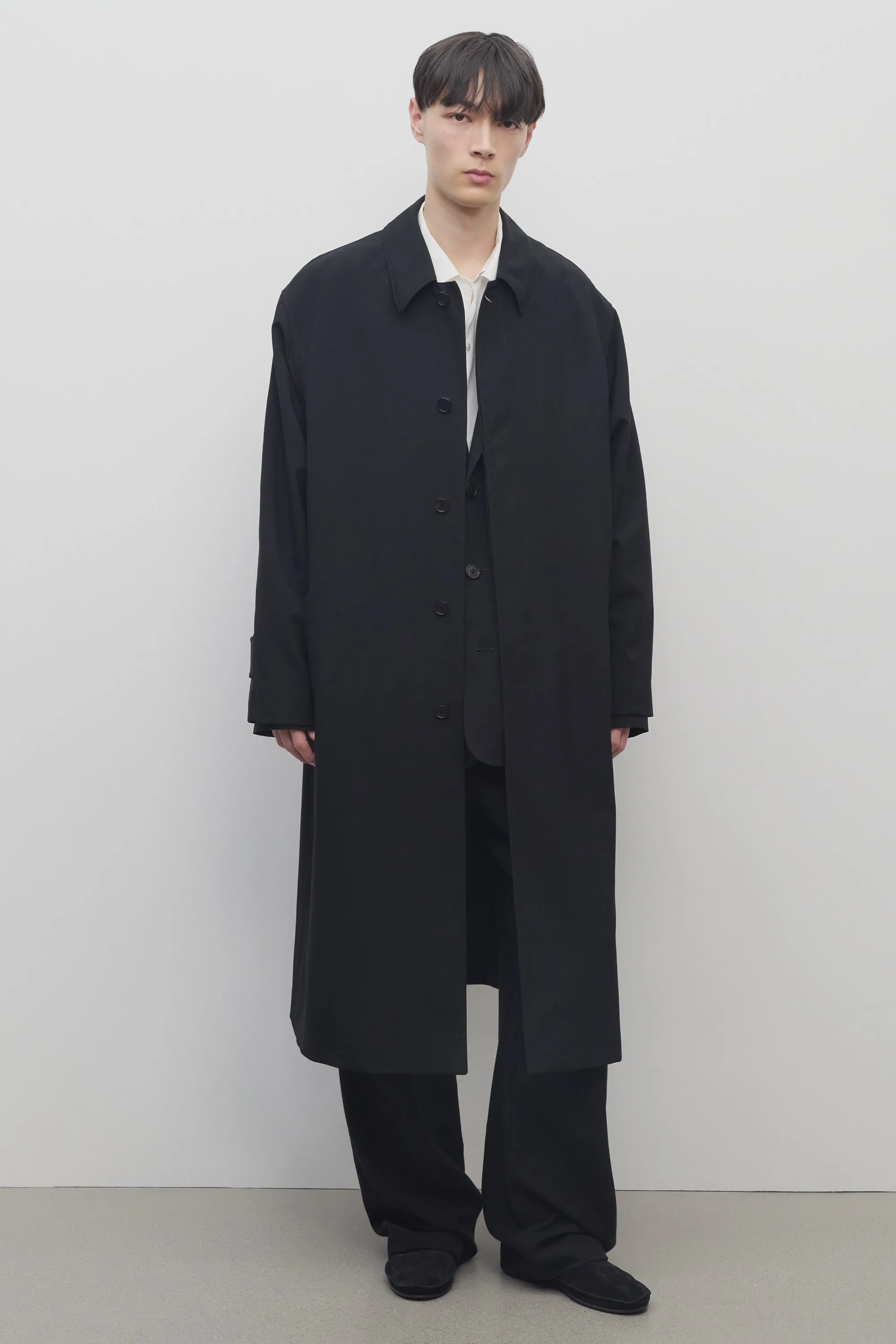 Riku Coat in Wool sold by The Row product image thumbnail 3
