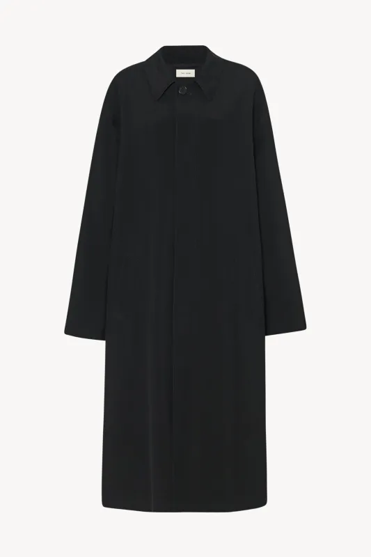 コート THE ROW ROCCO COAT IN COTTON AND CASHMERE THE ROW Rocco Cotton-Cashmere Long Trench Coat - Bergdorf