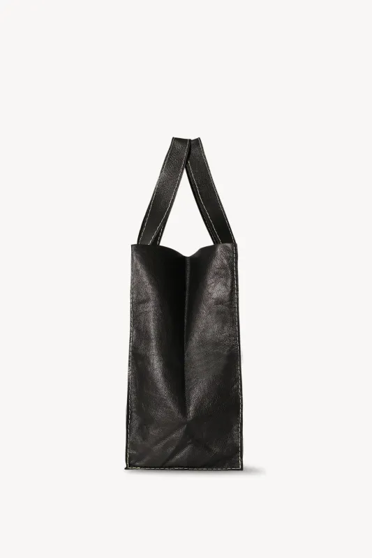 Maya Tote Bag in Leather Parallel