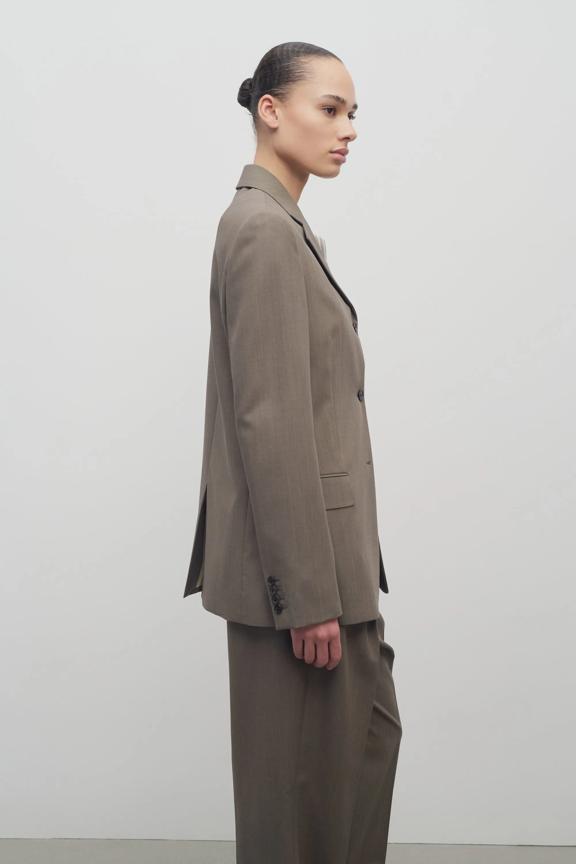 Kimiko Jacket in Wool and Silk sold by The Row product image thumbnail 4