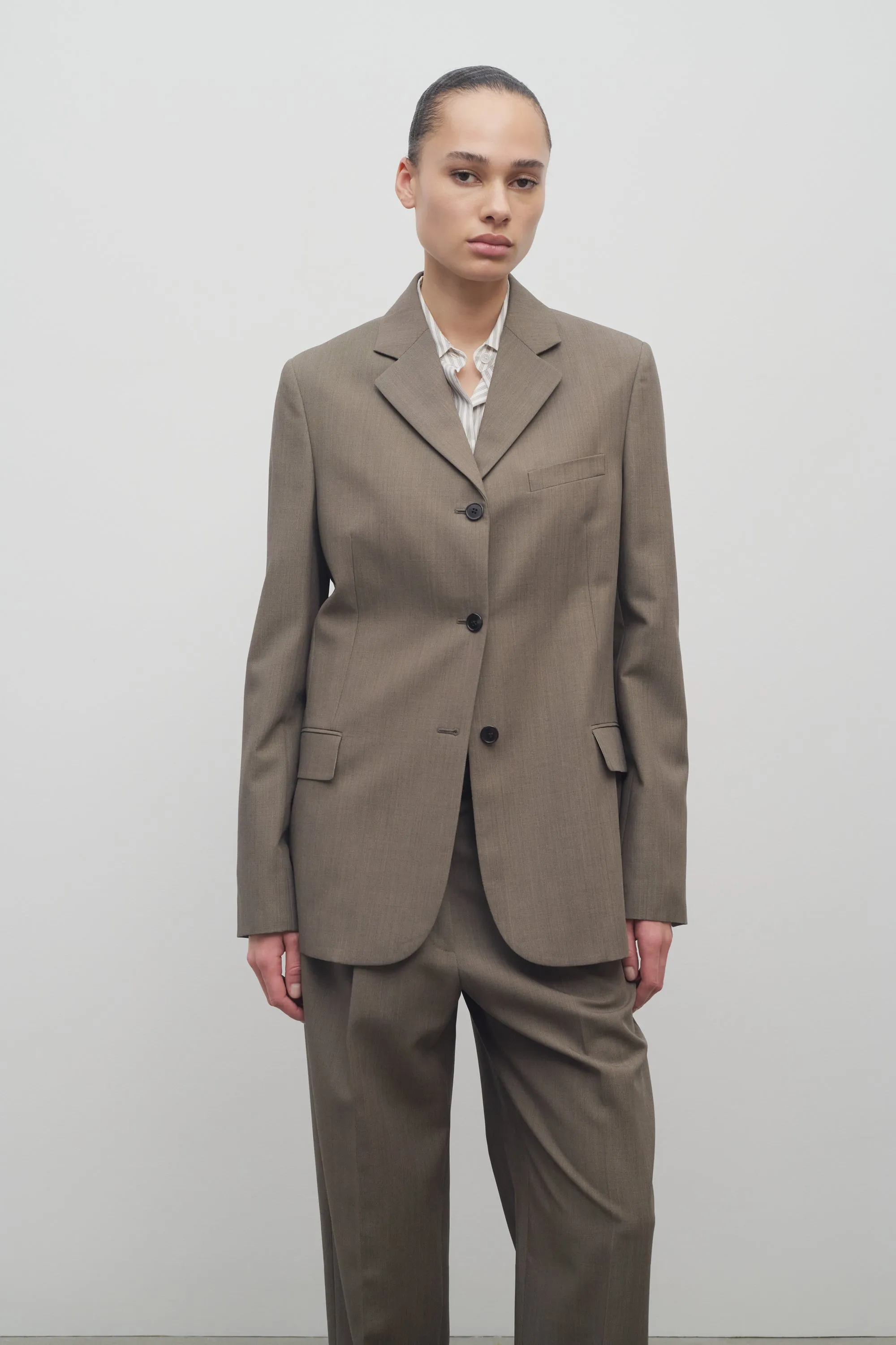 Kimiko Jacket in Wool and Silk sold by The Row product image thumbnail 3