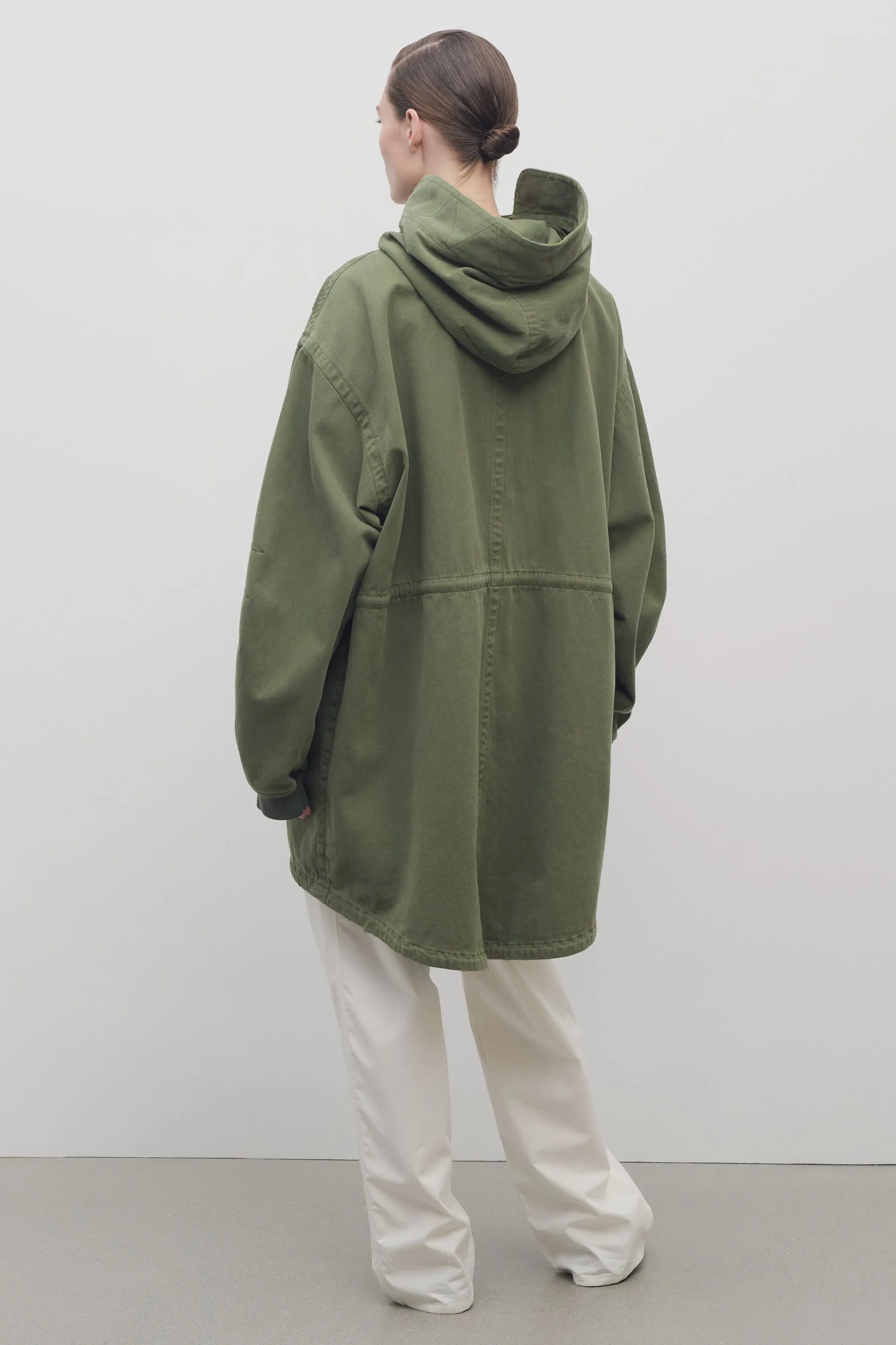 Kemeta Coat in Cotton sold by The Row product image thumbnail 5