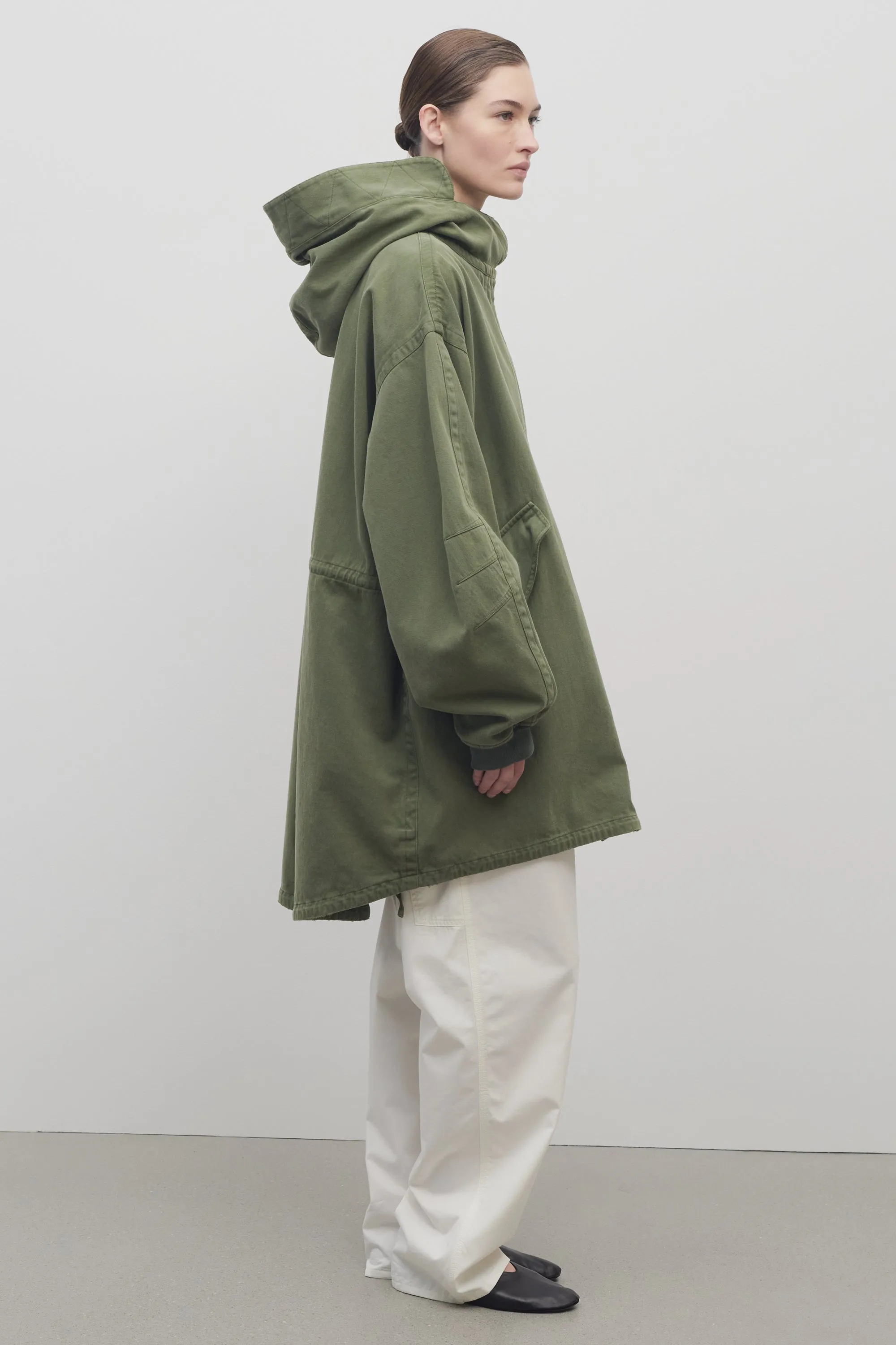 Kemeta Coat in Cotton sold by The Row product image thumbnail 4
