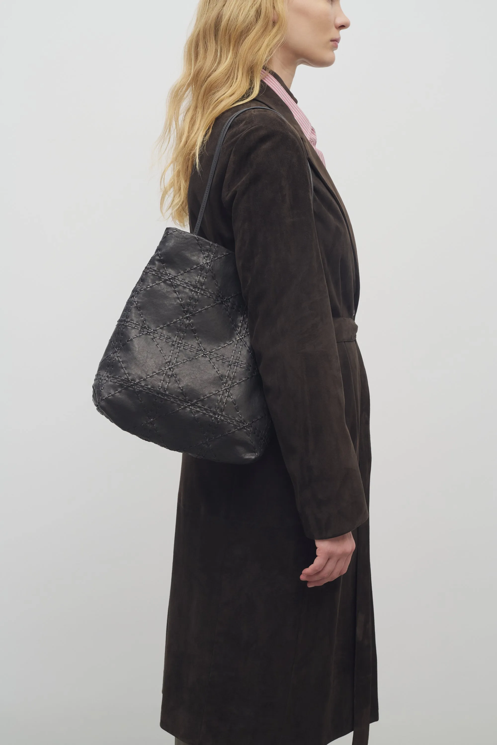 Lilou Woven Bag in Leather sold by The Row product image thumbnail 4