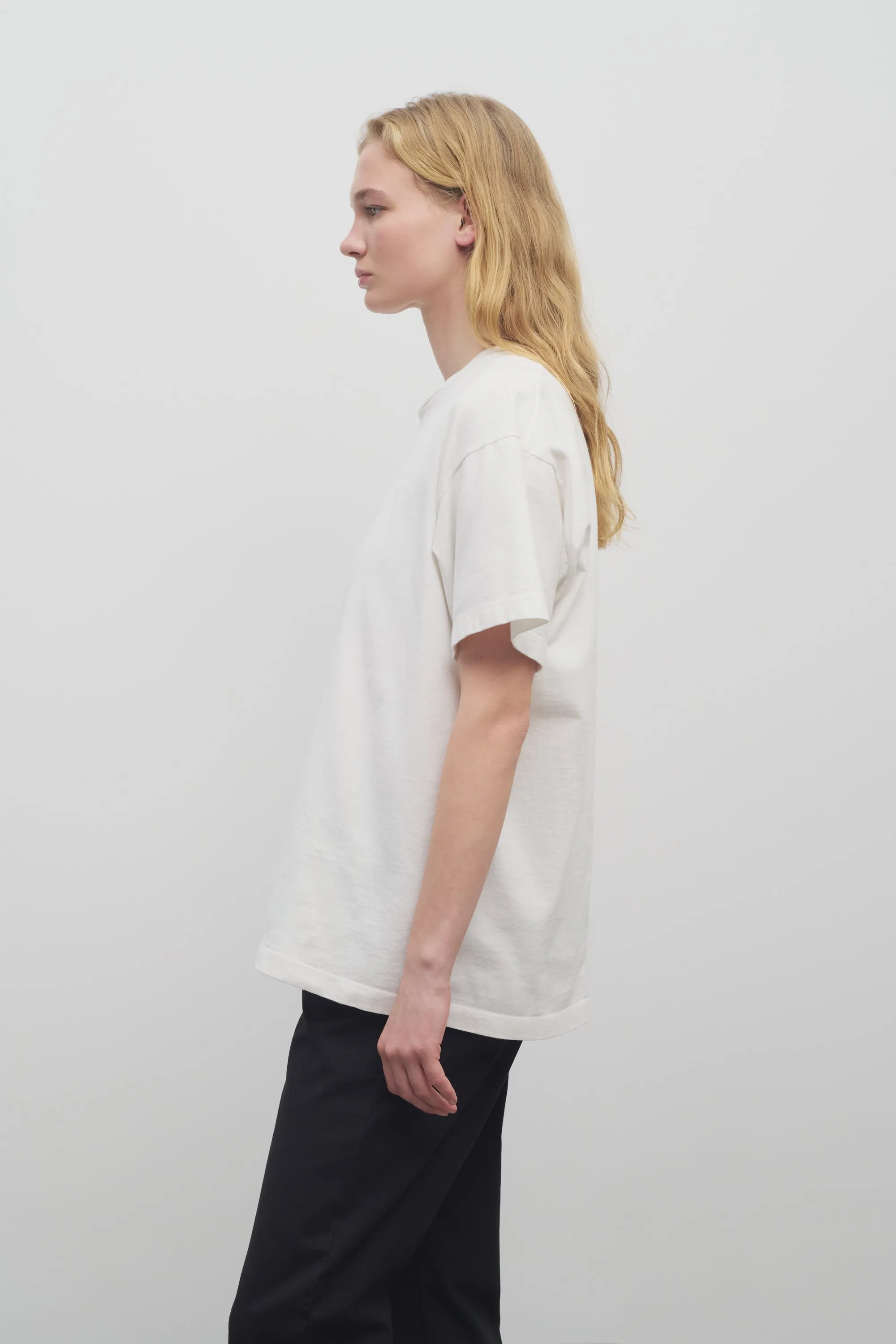 Lavinia T-Shirt in Cotton sold by The Row product image thumbnail 4