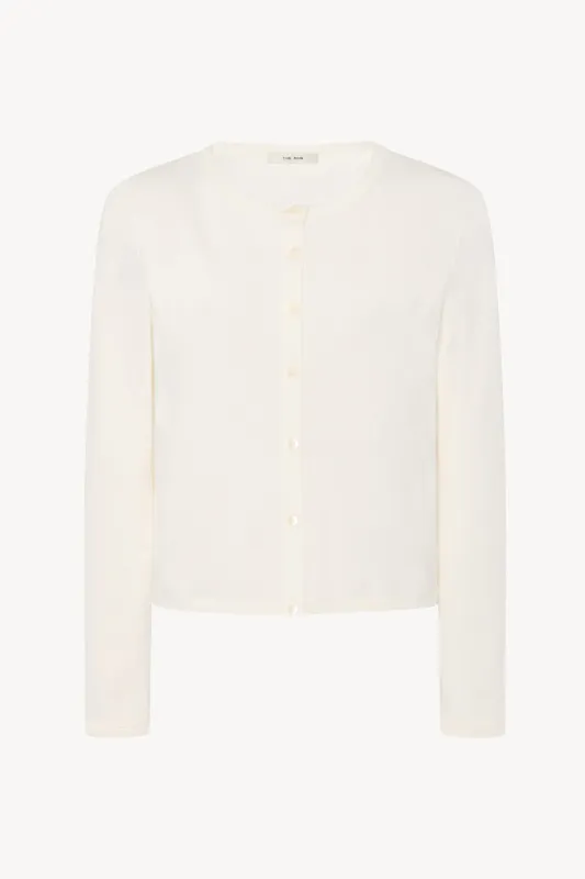 Gretas Cardigan in Cotton sold by The Row