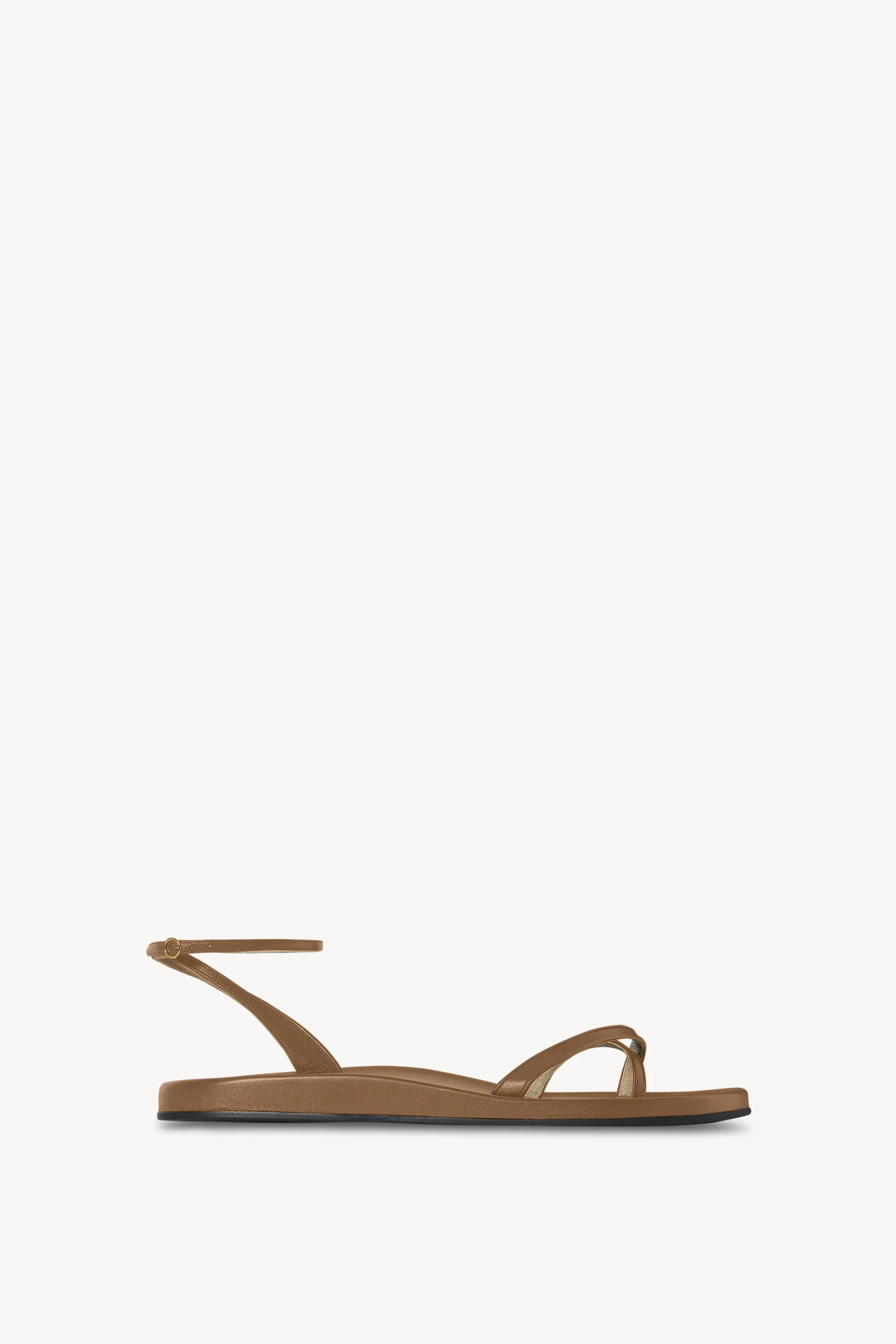 Hugh Ankle Strap Sandal in Leather sold by The Row