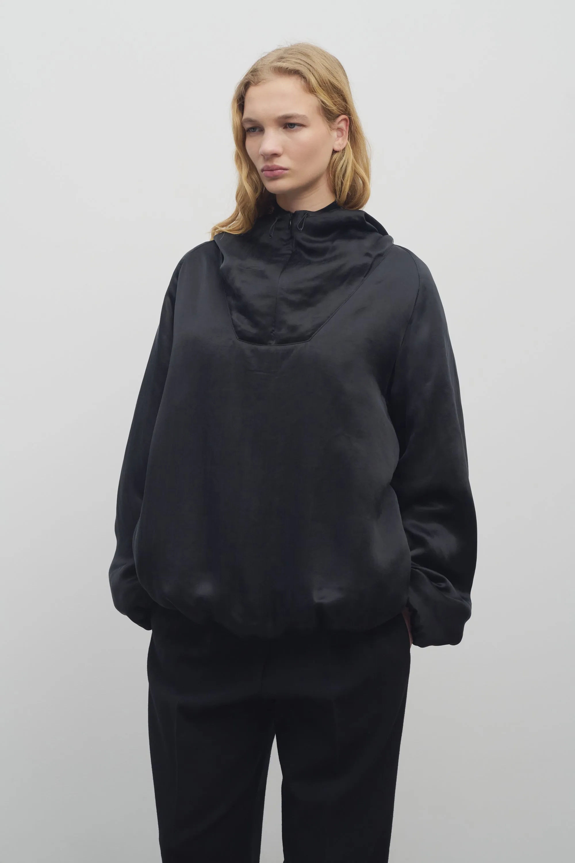 Garel Jacket in Cupro sold by The Row product image thumbnail 3