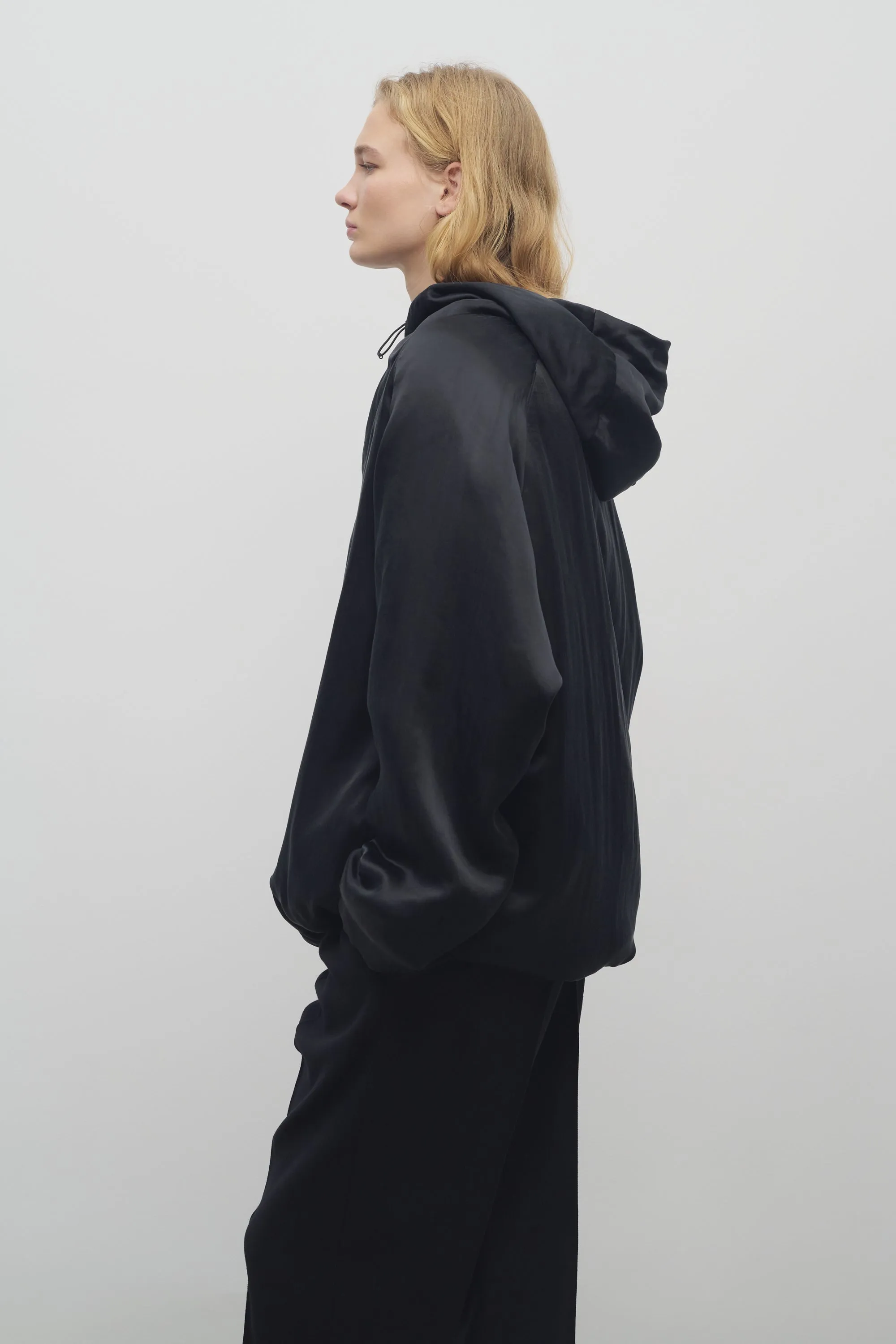 Garel Jacket in Cupro sold by The Row product image thumbnail 4