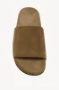 Hugh Slide in Suede sold by The Row