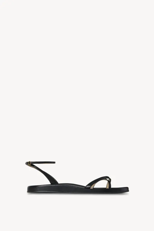Hugh Ankle Strap Sandal in Leather sold by The Row