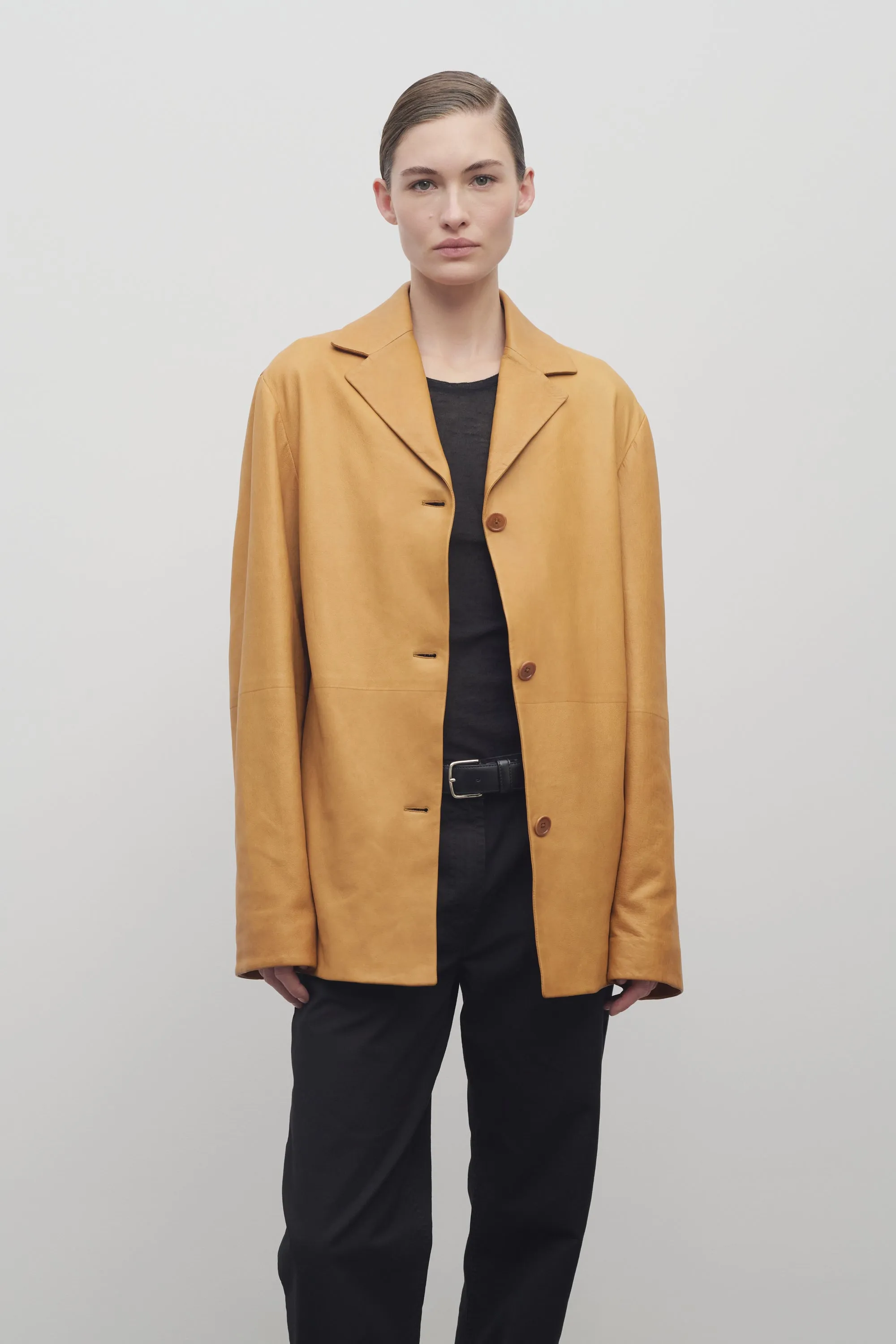 Fabian Jacket in Leather sold by The Row product image thumbnail 3