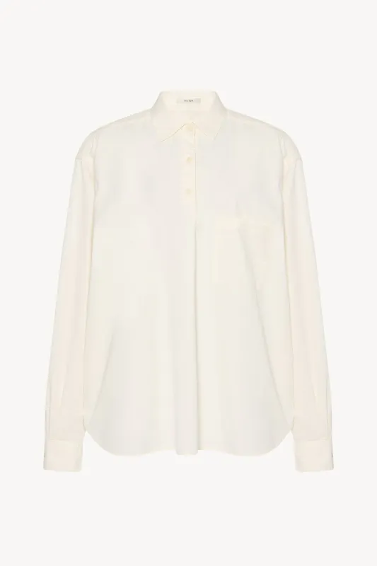Erika Shirt in Cotton and Cashmere sold by The Row