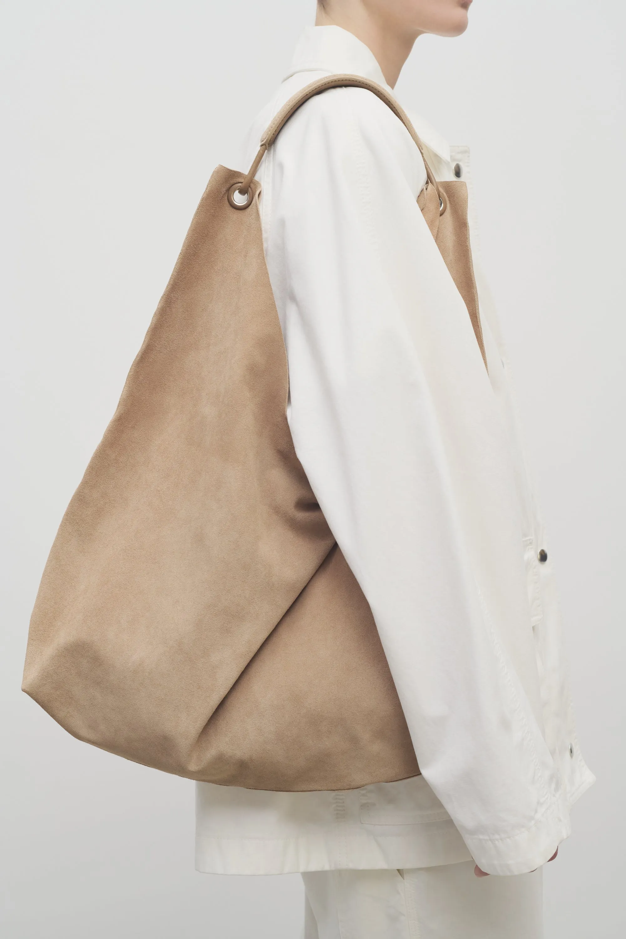 Bindle Three Bag in Suede sold by The Row product image thumbnail 4