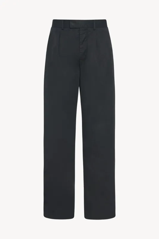 Alfidis Pant in Cotton sold by The Row
