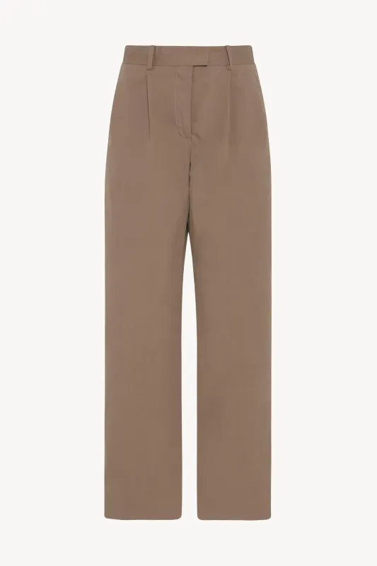 Alfidis Pant in Cotton sold by The Row