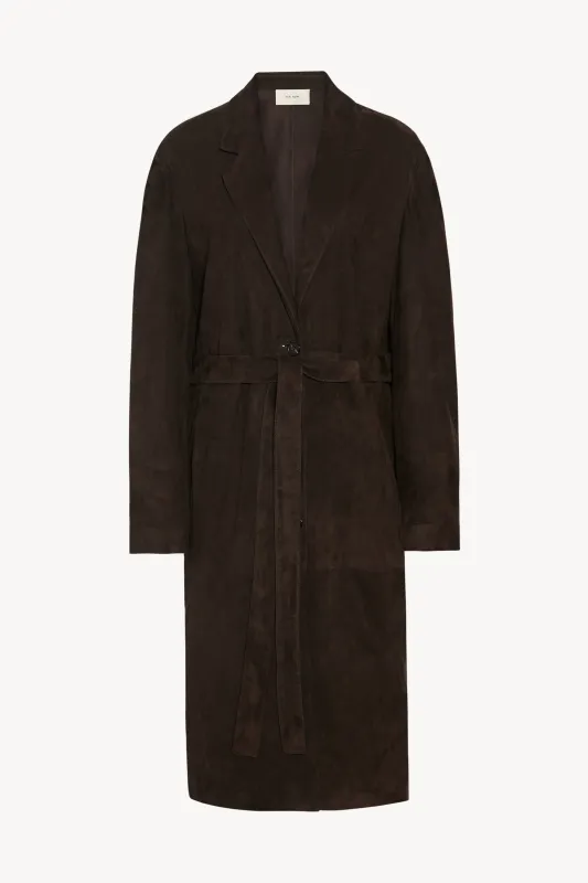 Babilonia Coat in Leather sold by The Row