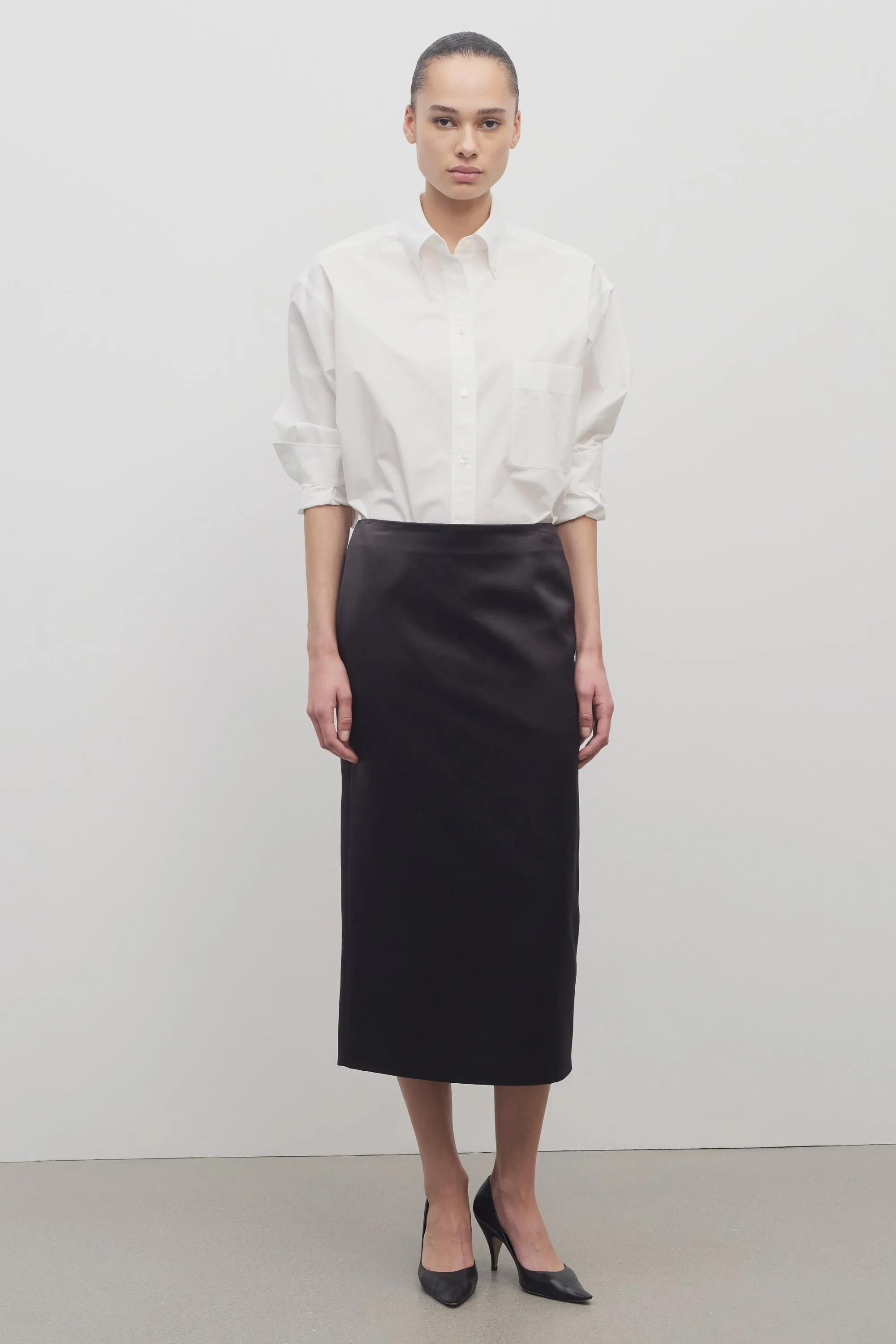 Balmira Skirt in Silk sold by The Row product image thumbnail 4