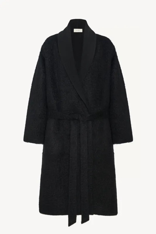 Aneta Coat in Wool and Alpaca sold by The Row