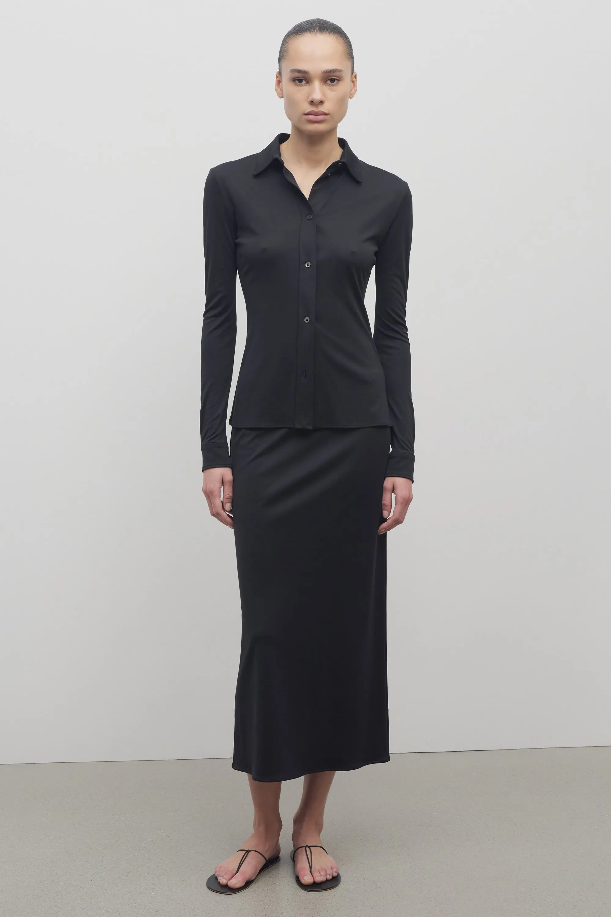 Bumira Skirt in Silk and Viscose sold by The Row product image thumbnail 3