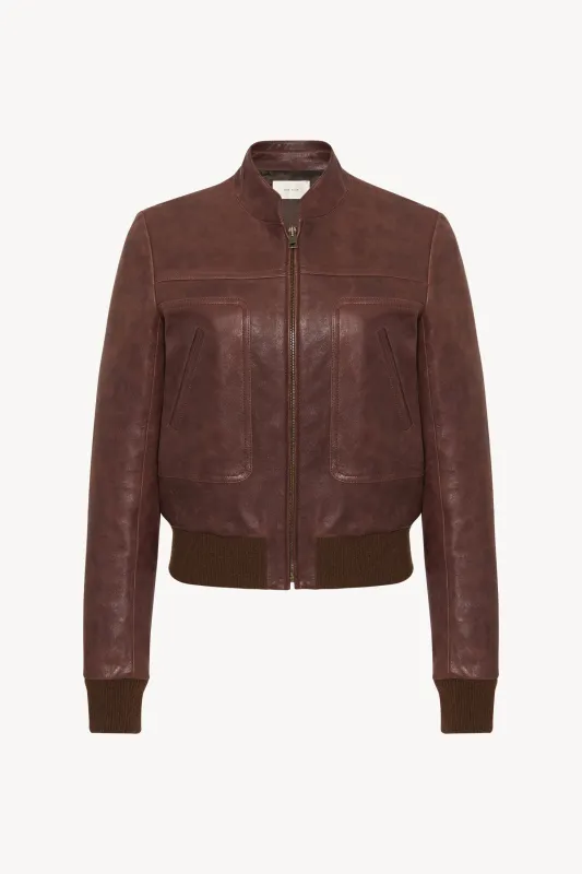Bader Jacket in Leather sold by The Row