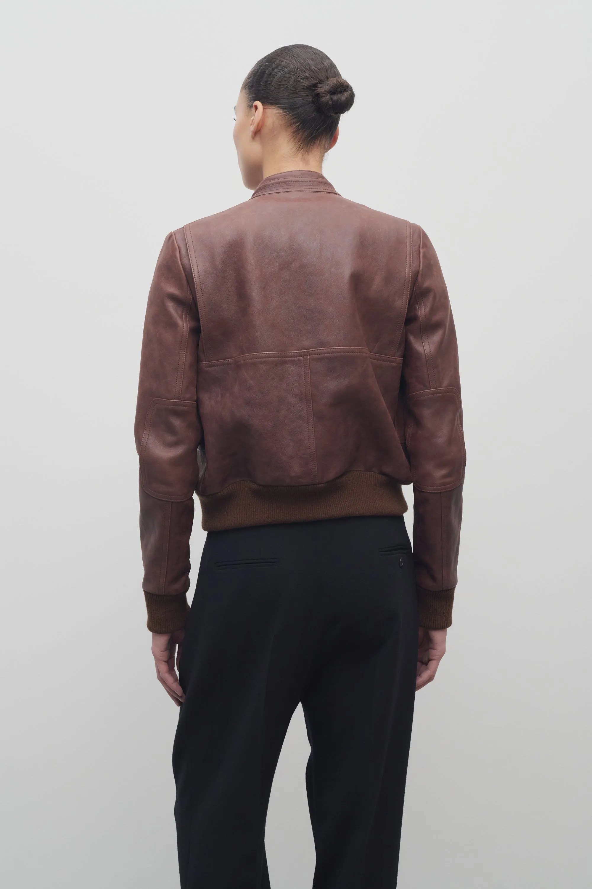 Bader Jacket in Leather sold by The Row product image thumbnail 5