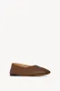 Awar Flat Shoe in Leather sold by The Row
