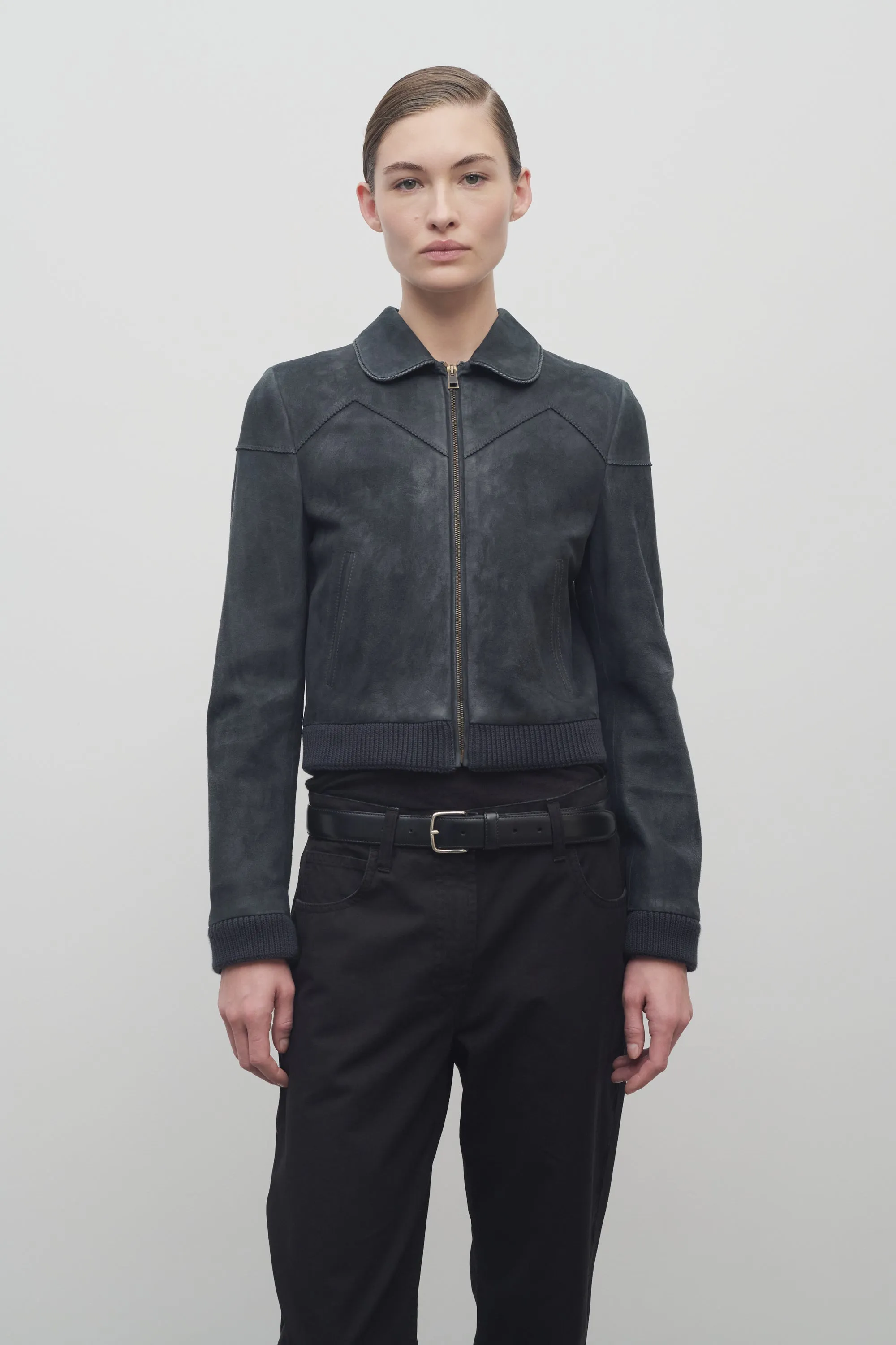 Axelette Jacket in Leather sold by The Row product image thumbnail 3