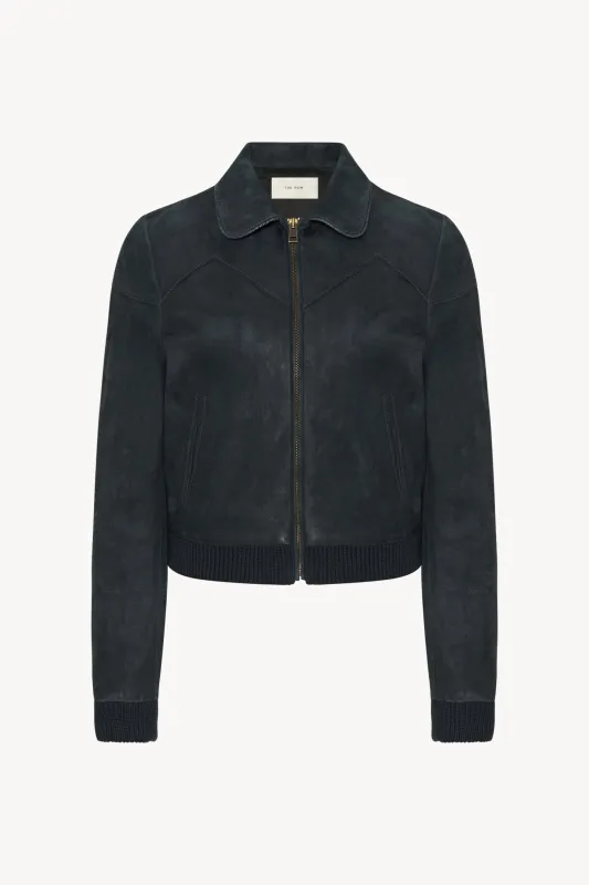 Axelette Jacket in Leather sold by The Row
