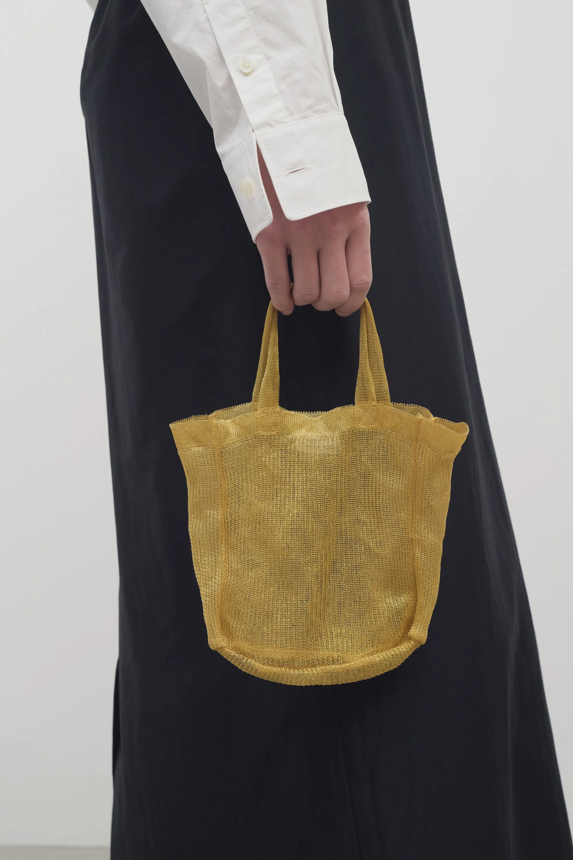 Imogen Mini Tote Bag in Brass sold by The Row product image thumbnail 4