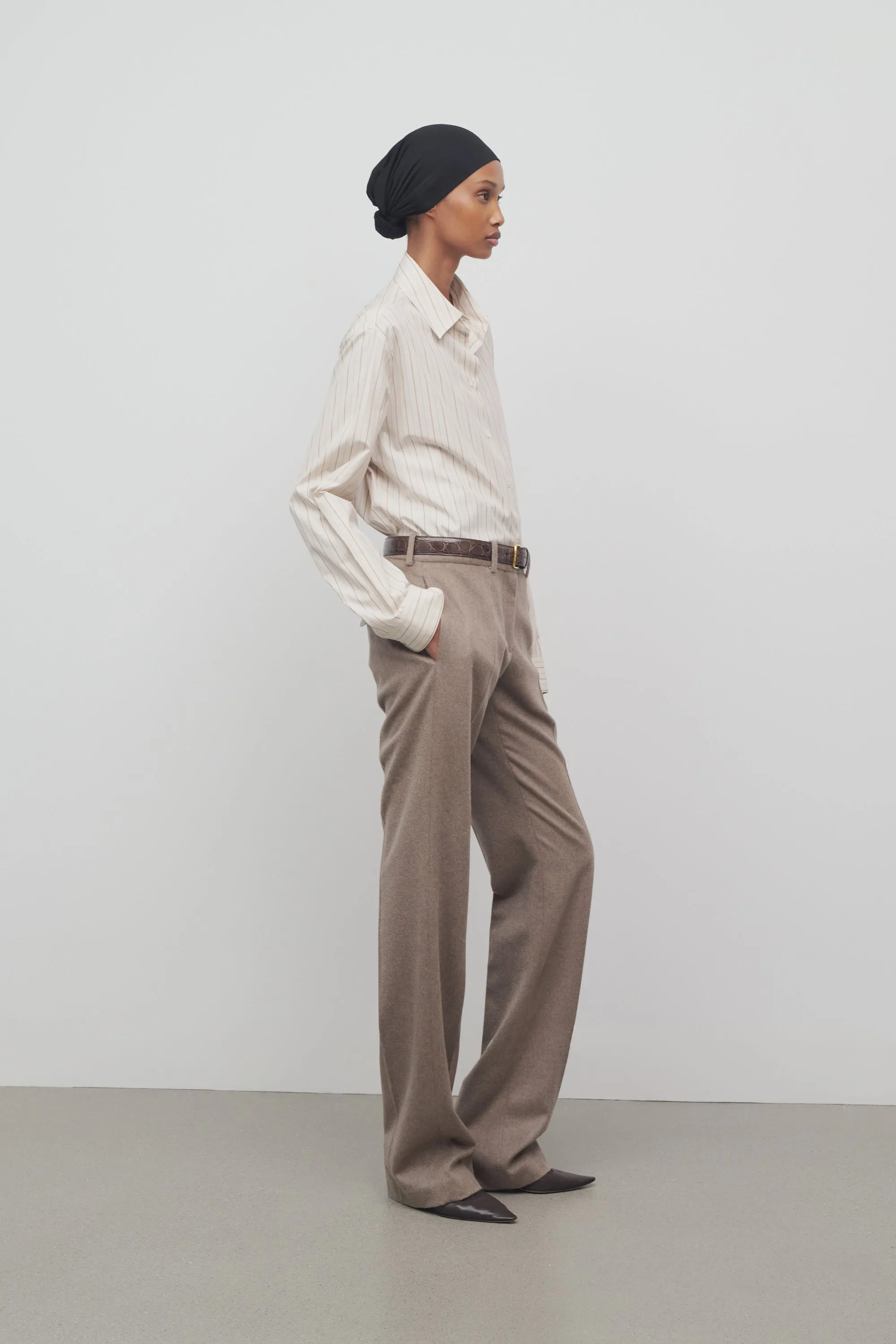 Selvie Pant in Cashmere sold by The Row product image thumbnail 4