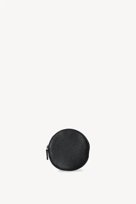 Round Pouch in Leather sold by The Row