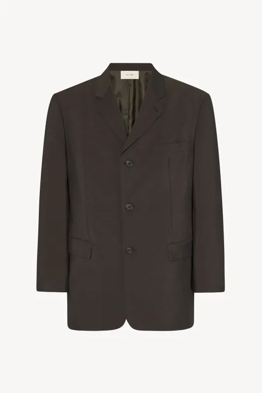 Sabriel Jacket in Virgin Wool and Mohair sold by The Row