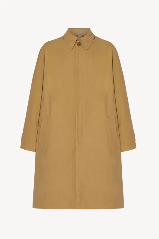 Parmas Coat in Cotton and Cashmere sold by The Row