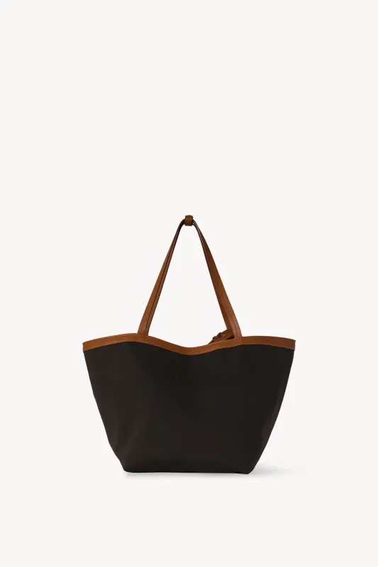 Park Tote Three Canvas Bag in Cotton and Leather sold by The Row