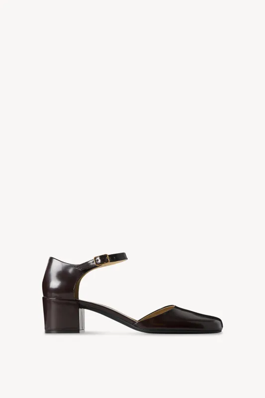 Penelope Ankle Strap Heel in Leather sold by The Row