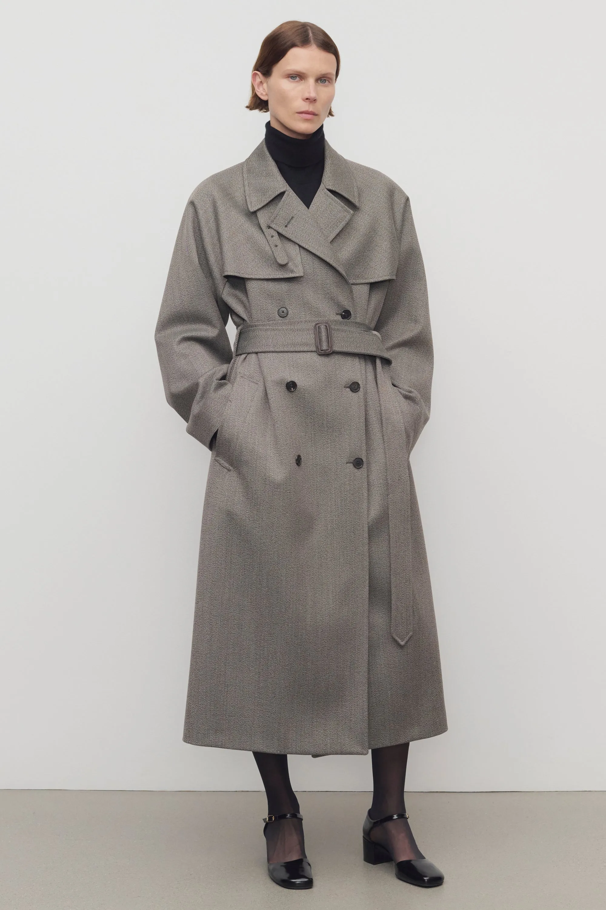 Rhydian Coat in Virgin Wool sold by The Row product image thumbnail 4