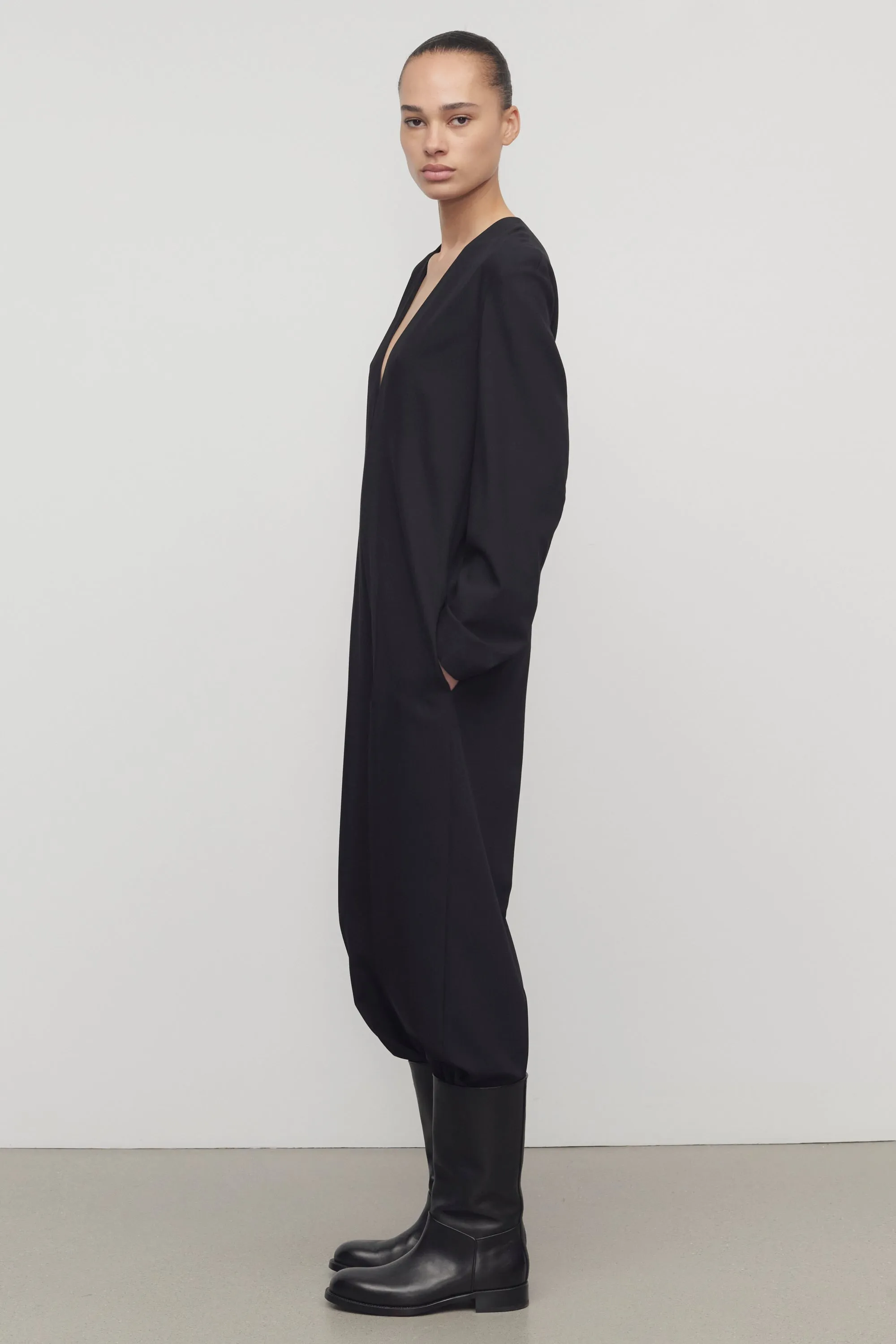 Sylvana Jumpsuit in Virgin Wool sold by The Row product image thumbnail 4