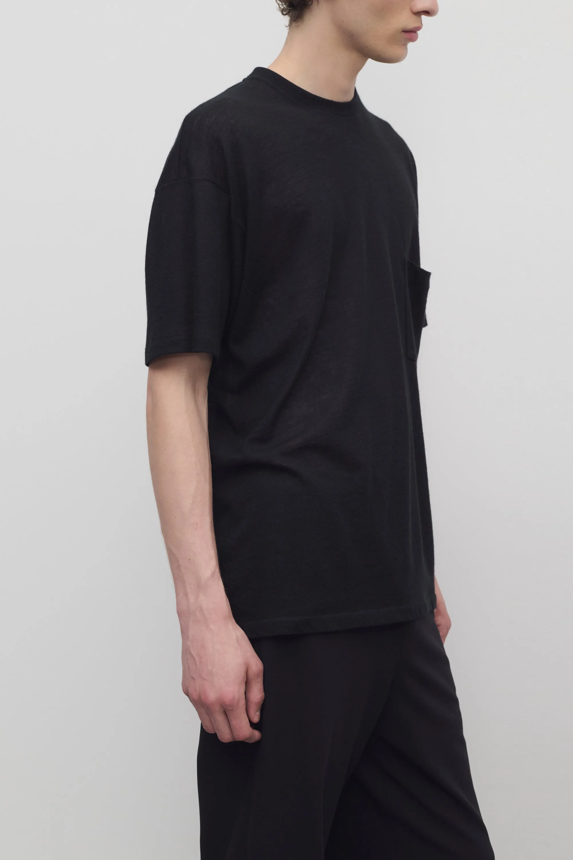 Niels T-Shirt in Virgin Wool and Cashmere sold by The Row product image thumbnail 4