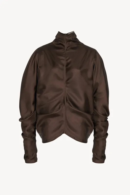 Miles Top in Silk sold by The Row