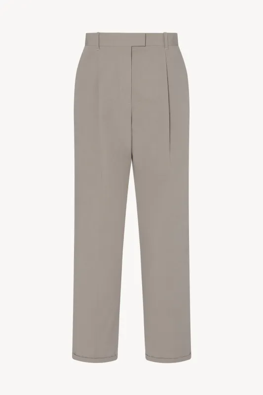 Neriah Pant in Cotton and Silk sold by The Row