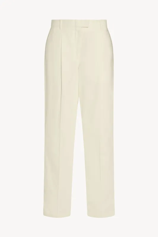 Neriah Pant in Cotton and Cashmere sold by The Row