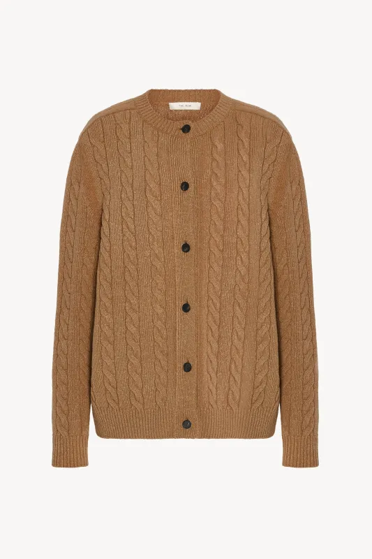 Loneke Cardigan in Wool sold by The Row
