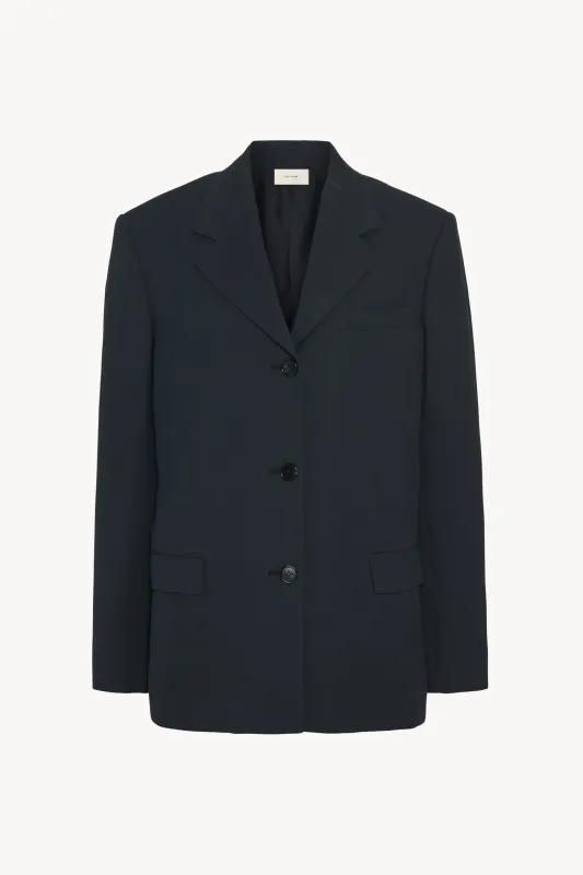 Faelan Jacket in Viscose and Silk sold by The Row