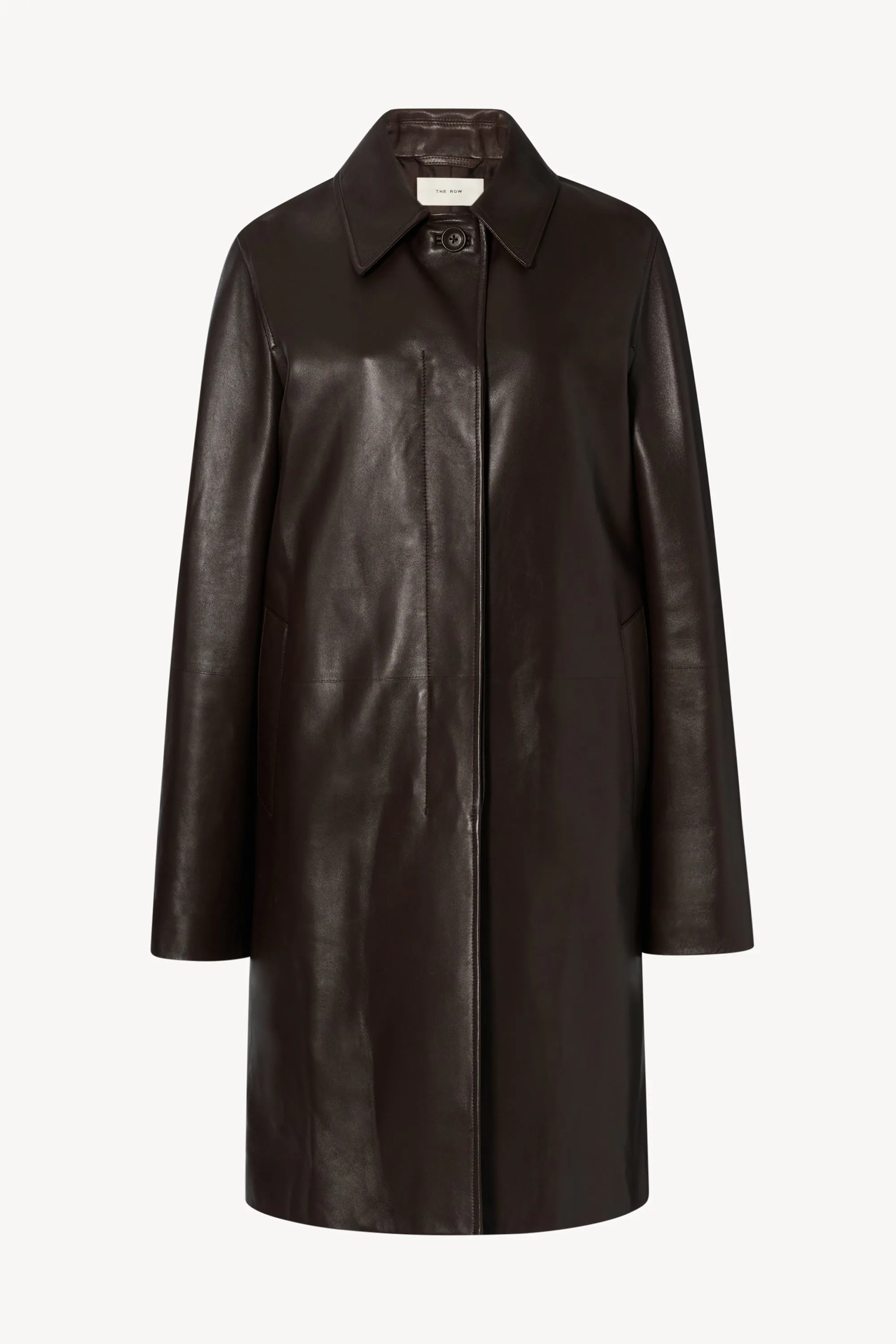 Gracia Coat in Leather sold by The Row