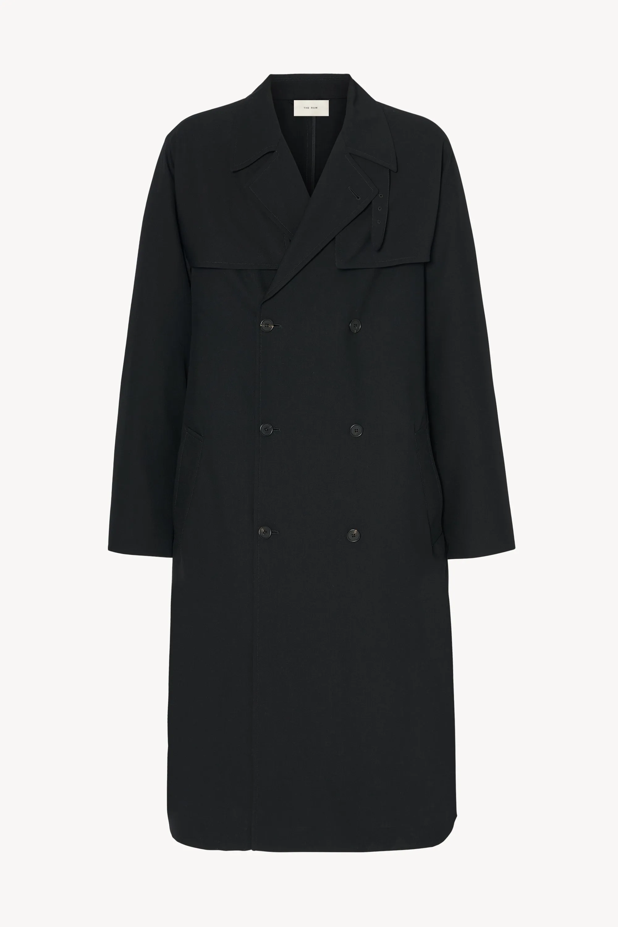 Finnian Coat in Virgin Wool sold by The Row