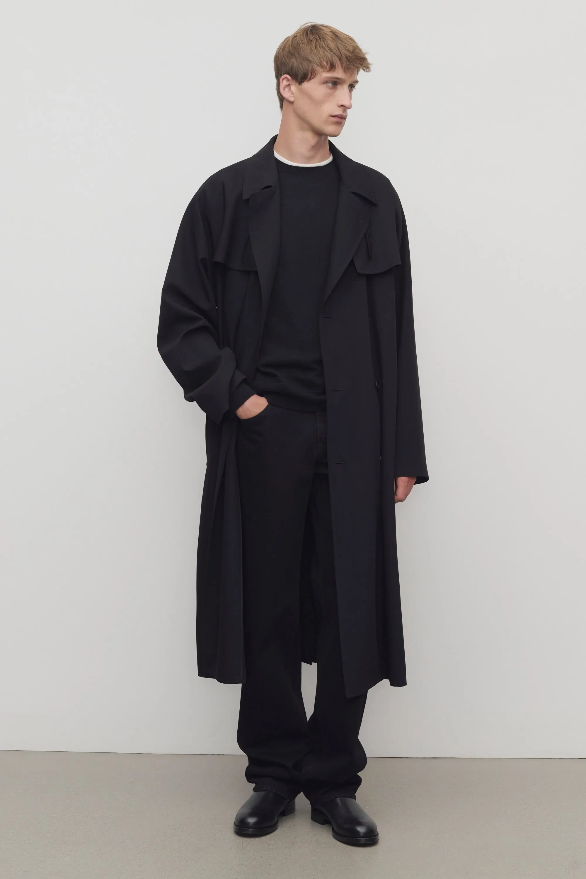Finnian Coat in Virgin Wool sold by The Row product image thumbnail 4