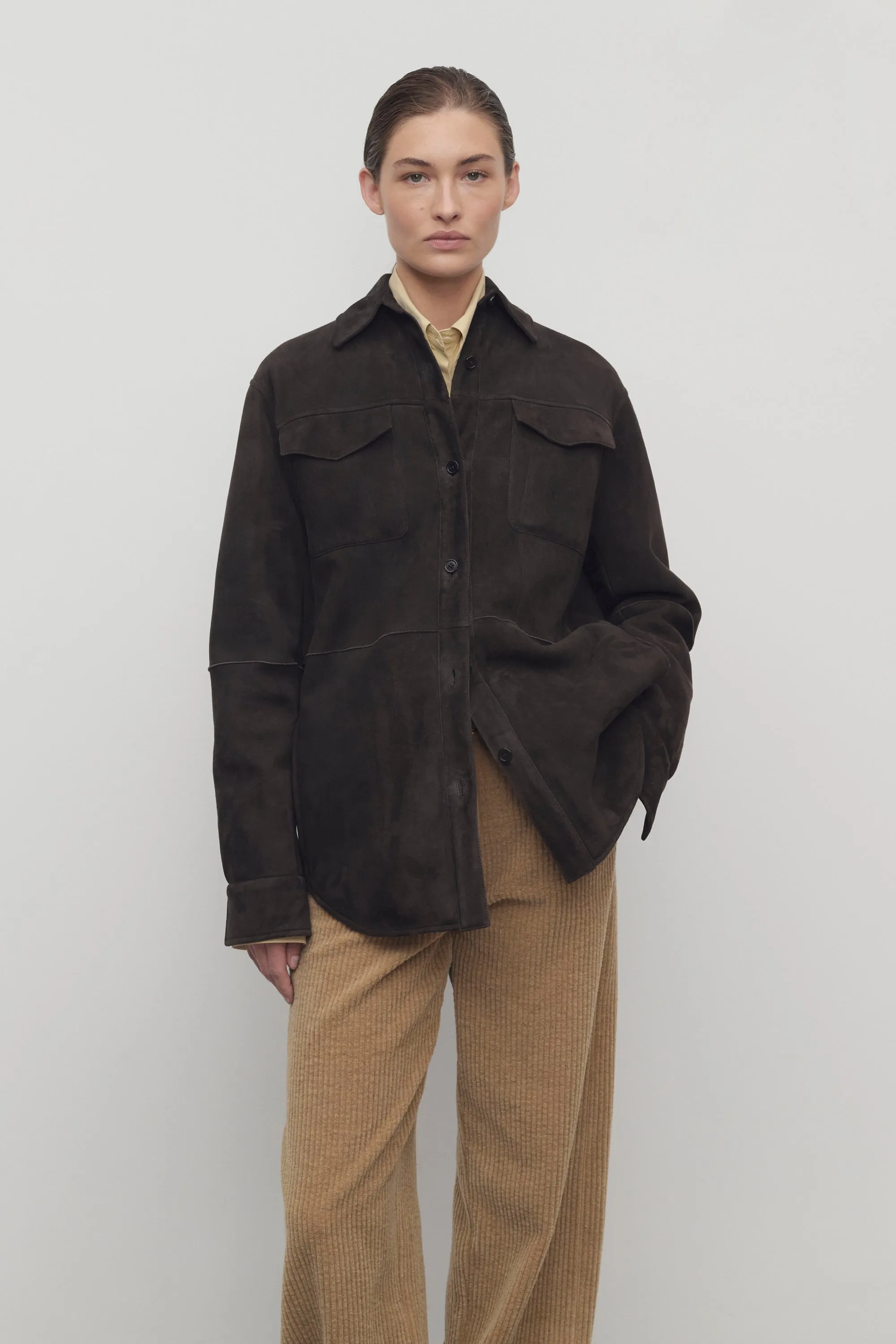 Gwena Jacket in Shearling sold by The Row product image thumbnail 3