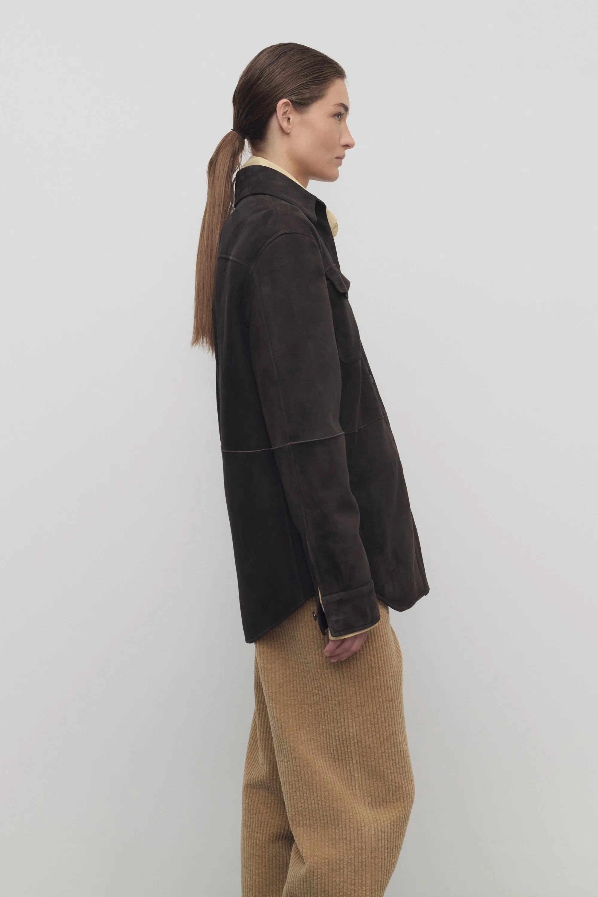 Gwena Jacket in Shearling sold by The Row product image thumbnail 4